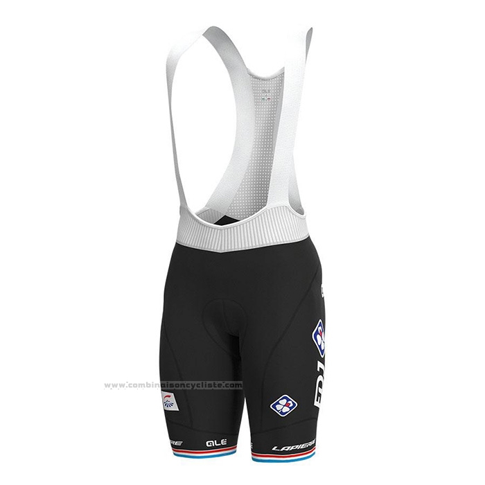 2022 Maillot Cyclisme Groupama-FDJ Rouge Luxembourg Champion Manches Courtes et Cuissard